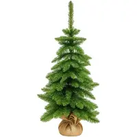 Frankystar Sparky - Mini Traditioneller Weihnachtsbaum aus PVC H90 cm, 96 Spitzen