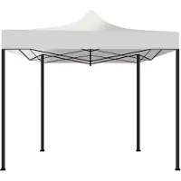 Frankystar Gartenzelt / Gazebo 3X3 Wasserdichtes Faltzelt før Messen und Mørkte Weiø