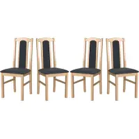 LeafDesign Esszimmerstuhl – Set 4x Bos 7 Sonoma, hygge 96
