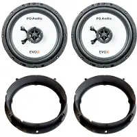 PG Audio Lautsprecher Einbauset passend für Opel Astra H ab 2005 Opel Corsa D ab 2006 Tür vorne