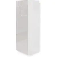 Hajduk furniture Hängeschrank Hochglanz Weiß 105 cm, schmaler Wandschrank Wohnzimmer, Push-to-Open