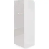 Hajduk furniture Hängeschrank Weiß Hochglanz 35x105x32 (B x H x T) Seitenschrank Hängend Hochschrank Wohnzimmer Mehrzweckschrank