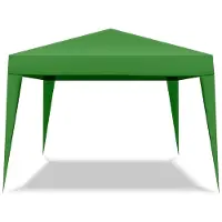 Frankystar Faltpavillon 3x3 faltbares Akkordeon Automatisches Faltzelt Markt mit grøner Tasche