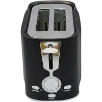 Aiorber 2-Scheiben Toaster mit 6 Bräunungsstufen, Edelstahl, automatischer Pop-up, 850W, multifunktional