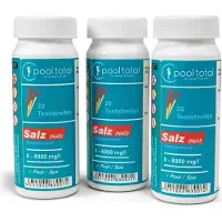 Pool Total 3x Teststreifen Salz (NaCl) 0-8000 mg/l 60 TestStrips