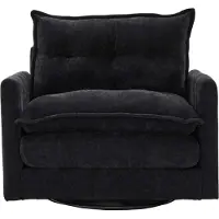 Aiorber 360° drehbarer Loungesessel mit Armlehnen, großes Einzelsofa, moderner Sessel mit Kissen, Relaxsessel fürs Wohnzimmer, Beige Grau Schwarz Rosa