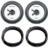 PG Audio Lautsprecher Einbauset passend für Mazda 3, 6 und CX-5, Türen vorne