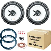 PG Audio Lautsprecher Einbauset passend für Opel Tigra Meriva A Renault Trafic 2 Tür vorne