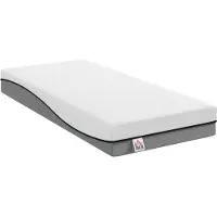 HOMCOM Matratze Taschenfederkernmatratze mit Gel-Memory-Schaumstoff grünem Tee