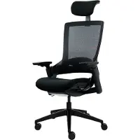 OEM Ergotopia Nextback Ergonomischer Bürostuhl - Ergonomischer Bürostuhl mit verstellbarer Lendenwirbelstütze & Armlehnen - Drehstuhl mit Nackenstütze