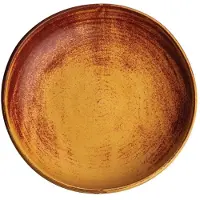 Olympia Canvas Schale mit hohem Rand siena-rost 23cm