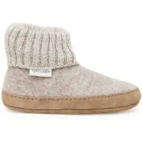 Gottstein Alpine Boot LE Kinder Hüttenschuhe mit Ledersohle Beigemele, 48/405-1209 - Gr. 27