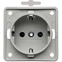 Hager BER B.Mobil Schuko Kombi 0941852506 grau matt