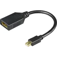 Deltaco MiniDisplayPort - DisplayPort adapter, 0.2m
