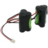 AccuCell Notleuchtenakku NiMH 7,2V 1500mAh D1x3x2 Mignon AA mit Kabel und Stecker ersetzt Beghelli 415393001