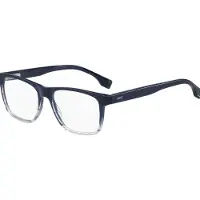 HUGO BOSS Herren BOSS 1646 38I Rahmen von BRILLEN Acetat Blau Quadratisch