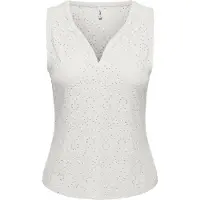 ONLY "ONLSMILLA S/L V-NECK TOP JRS" Materialmix, regular fit, V-Ausschnitt