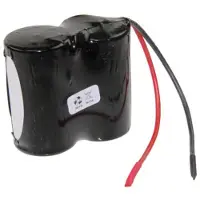 AccuCell Notbeleuchtungs-Akku F1x2 Saft VNT D mit Kabel 10cm mit offener Litze 2,4V, 4000mAh