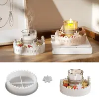 Qugou GmbH Silikonformen Gießformen Adventskalender Silikonform Weihnachten für DIY Kerzenhalter