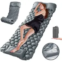 Famanu Isomatte für draußen - selbstaufblasend, ultraleicht, 200 cm
