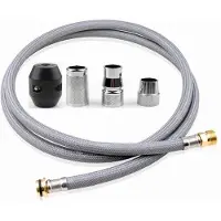 OEM Küchenwasserhahn-adapter - Für Küchenwasserhahn mit abziehbarem Kopf, Chrom