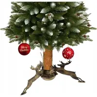 FEINZ Weihnachtsbaumständer RENIFER 105 mm Schwarz Robust Praktisch Vielseitig Einsetzbar