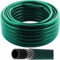 FEINZ Gartenschlauch 1/2' - 50m - Hochwertig grün - Flexibel und langlebig - Ideal für Gartenpflege