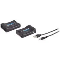 S-Impuls SCART-HDMI Konverter, SCART auf HDMI-A, Auflösung 1080p/720p, unidirektional, 3 W