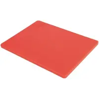 Hygiplas LDPE Schneidebrett rot 30,5x22,9x1,2cm