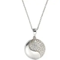 Orphelia Damen-Kette aus 925er Sterlingsilber mit Anhänger – Silber ZH-4604