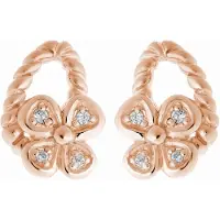 Orphelia Ohrstecker für Damen, 925 Sterlingsilber, Rosé, ZO-6020/1