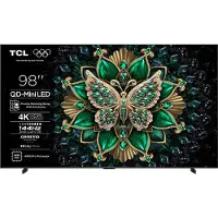 TCL C6K 98C6K, 2,49 m (98"), 3840 x 2160 Pixel, QD-Mini LED, Smart-TV, WLAN, Metallisch