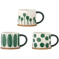 Creative Collection Linora Becher | Grün | Steingut | 82060556