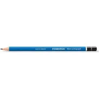 Staedtler Mars Lumograph, B, Blau, Hexagonal, Kunst, Grafische Zeichnung, Hobby, Büro, Schule, Technical drawing, PEFC, 2 mm