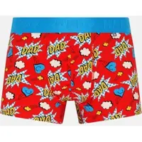 Happy socks Boxershorts Super Dad Short Boxer Herren Red-XL