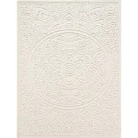 TT Home In-& Outdoorteppich Wetterfest Balkon Schlafzimmer Boho Skandi Motiv Unifarben Geometrische Optik Moderner Style Größe 60x100 cm