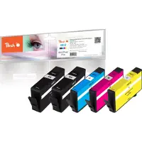 Peach PI300-971, Standardertrag, Schwarz, Cyan, Magenta, Gelb, 12 ml, 6 ml, 5 Stück(e), Multipack