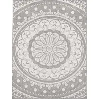 TT Home In-& Outdoorteppich Wetterfest Garten Orientalisches Marokkanisches Boho Design Größe 240x340 cm