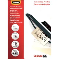 Fellowes Laminierfolie Capture 83x113 125Mikron glänzend 100