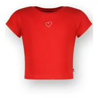 Vingino T-shirt Basic-Crop Rib Tee Mädchen Rot 140
