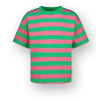 Vingino Girls Basic Stripe Tee T-shirt Island Green Größe: 4 | T-Shirts Outlet | kids | Grün