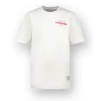 Vingino T-shirt Basic-Logo Junge Weiß 140