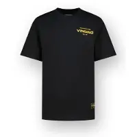 Vingino T-shirt Basic-Logo Junge Schwarz 104