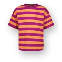 Vingino T-shirt Basic Streifen Tee Mädchen Rosa 164
