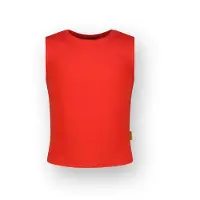 Vingino Top Basic-Crop Ripp-Top Mädchen Rot 128