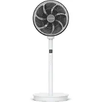 Rowenta Turbo Swift Silence QV5040F0, Haushalts-Lamellenlüfter, Schwarz, Weiß, Flur, 45 dB, 34 cm, 1800 m³/h