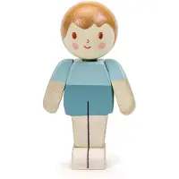 Tender Leaf Toys Tender Leaf Puppenhaus Junge Elfenbein - Holzspielzeug Familie