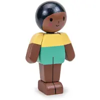 Tender Leaf Toys Tender Leaf Puppenhaus Figur mokka Mutter - Holzspielzeug Puppe