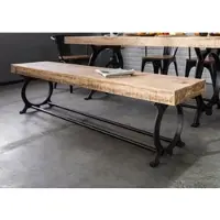 MASSIVMOEBEL24.DE Bank Altholz 200x40x45 lackiert INDUSTRIAL #32