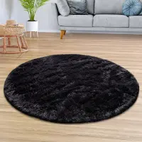 TT Home Teppich Wohnzimmer Hochflor Langflor Weich Soft Modernes Einfarbiges Design